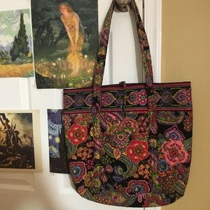 Vera Bradley floral print tote bag
